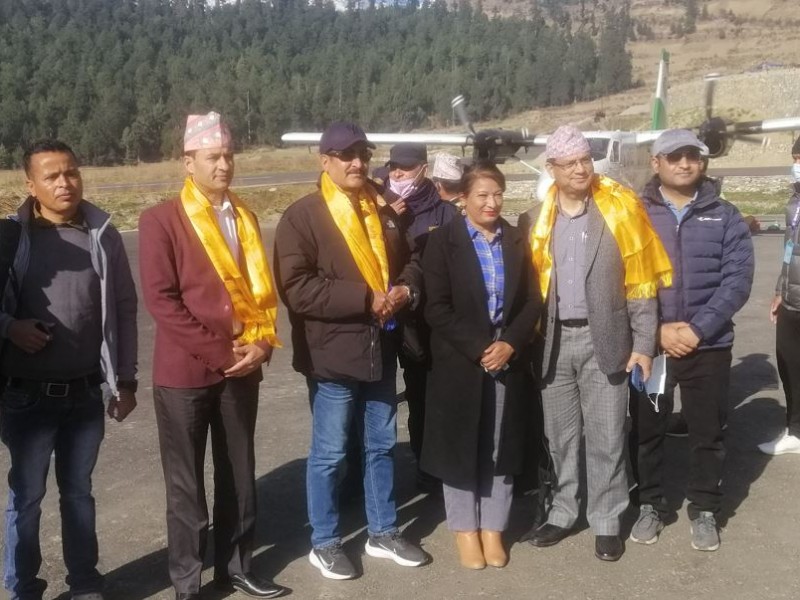 अख्तियार आयुक्तको टोली हुम्लामा